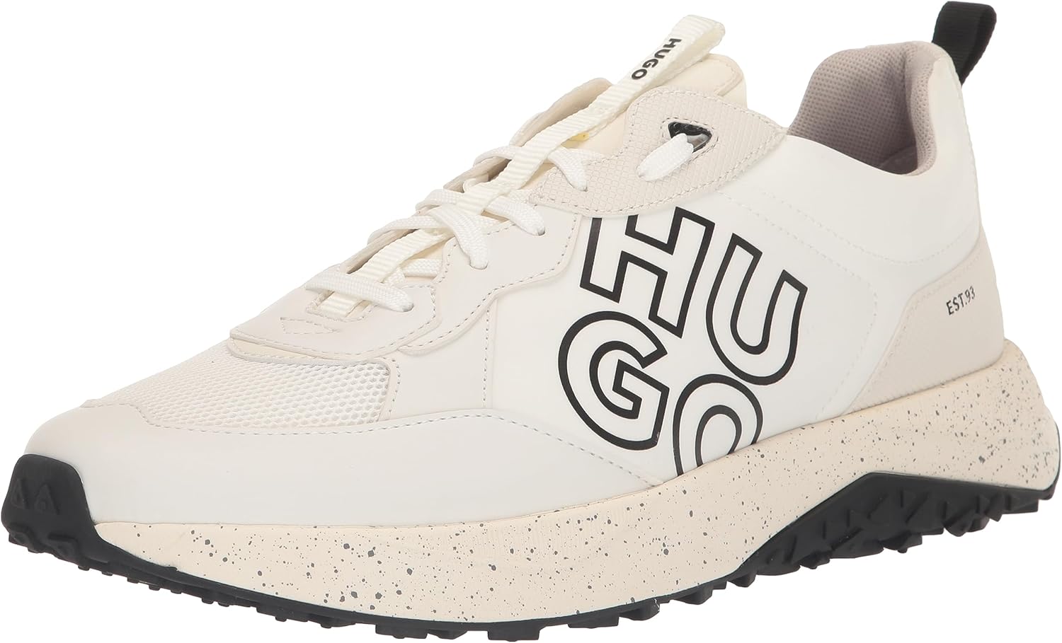 

Кроссовки для бега Hugo Mens Kane с нашитым логотипом из нейлона, белый