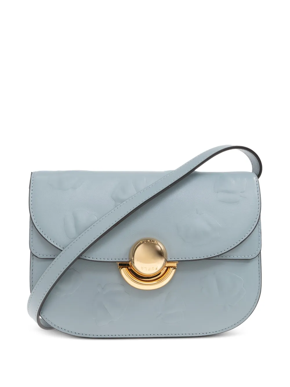 

Сумка через плечо из тисненой кожи Sfera Furla, синий