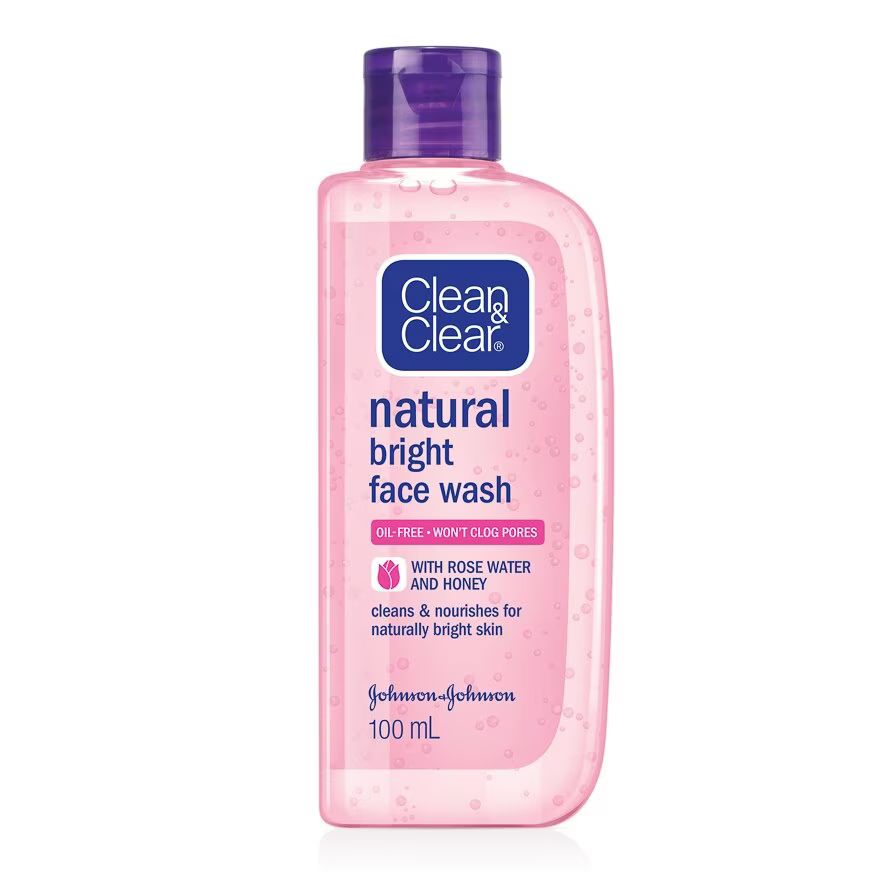 

Clean&Clear Clean Clear Natural Bright Средство для умывания лица 100 мл, Transparent