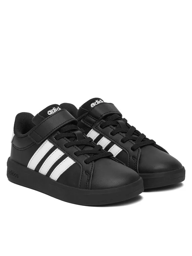 Adidas Кроссовки Grand Court 3.0 El C KJ4369 черные — фото 2