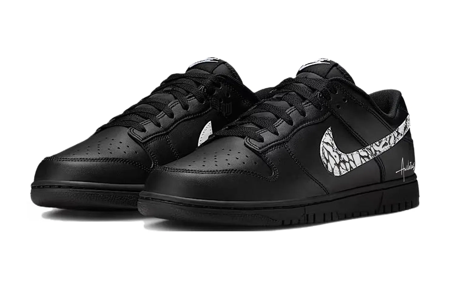 Кроссовки Nike Dunk Black White — фото 4