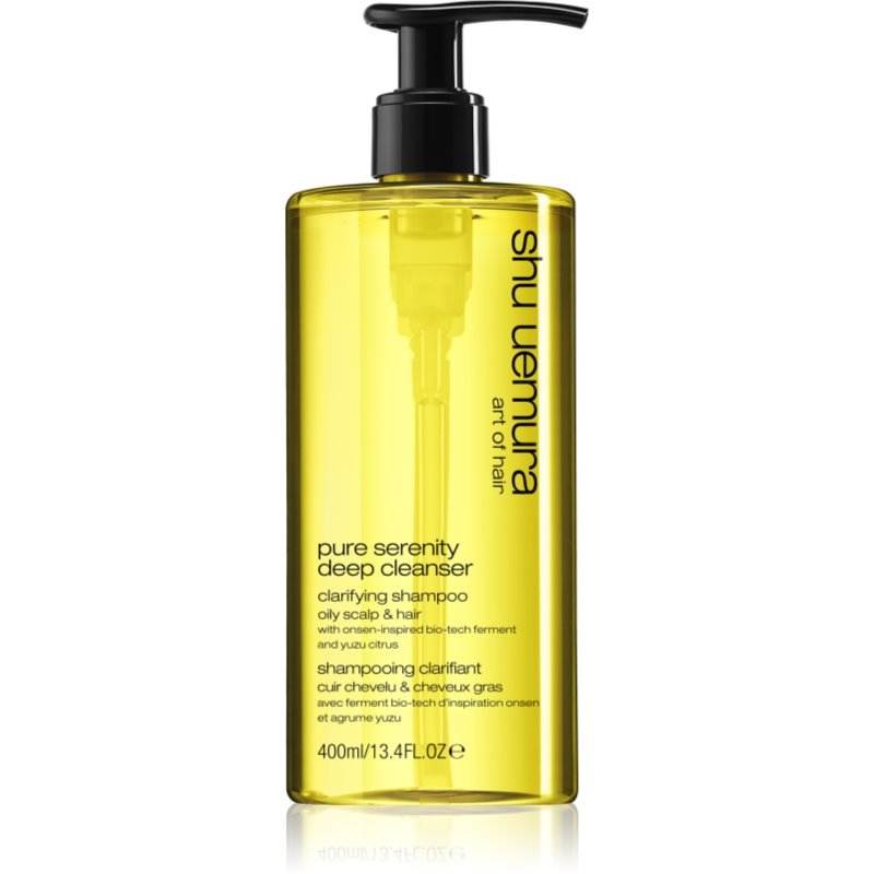 

Shu Uemura Deep Cleanser Pure Serenity шампунь глубокого очищения для жирных волос и кожи головы 400 мл