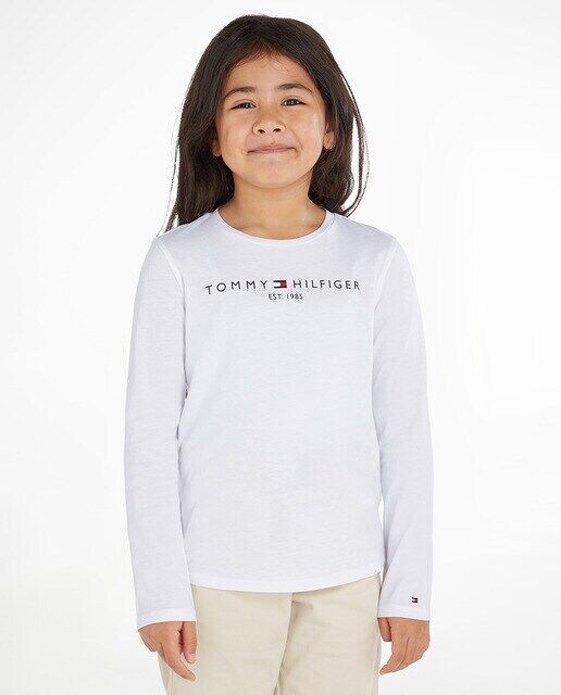 

Футболка с длинными рукавами и принтом для девочки Tommy Hilfiger, белый