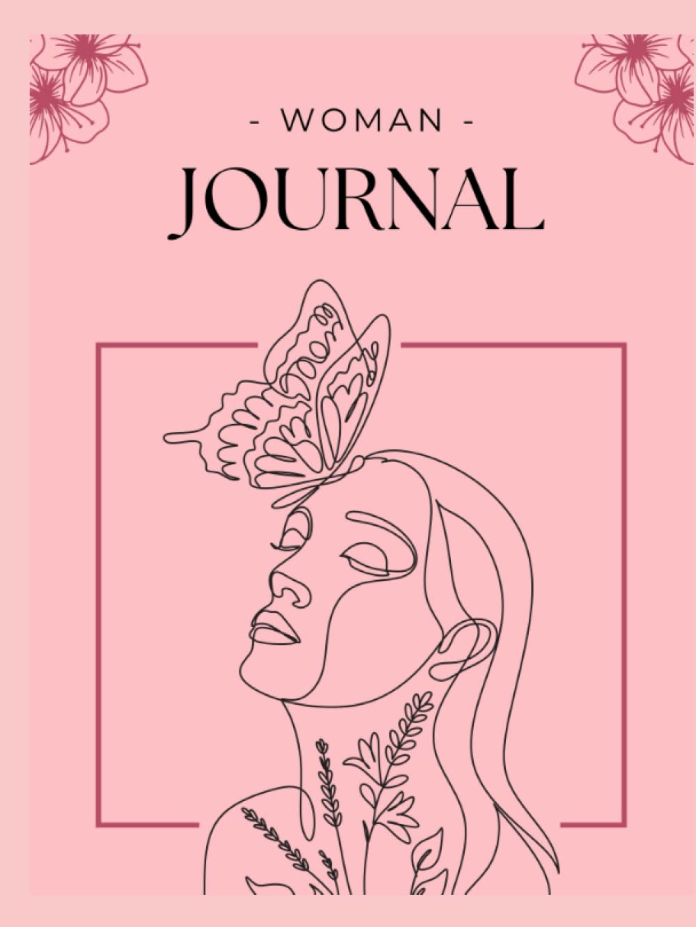 

Pink Illustration Woman - Medium Hardcover Notebook Journal (Independently published)