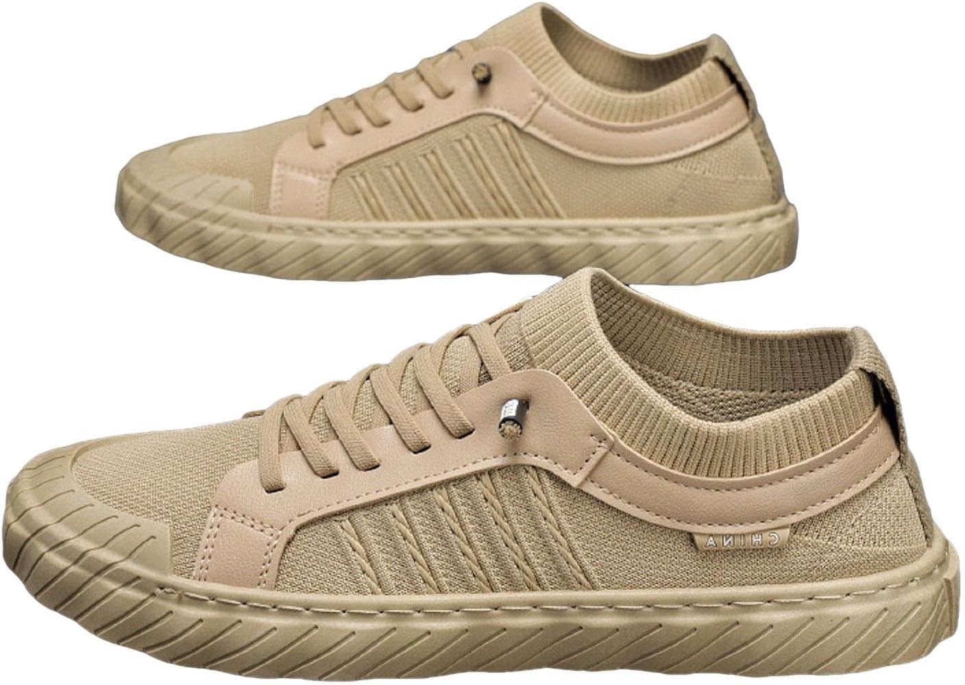 

Мужская обувь IWIHMIV для ходьбы, мужские слипоны, модные кроссовки, повседневная спортивная обувь, удобные нескользящие кроссовки, хаки