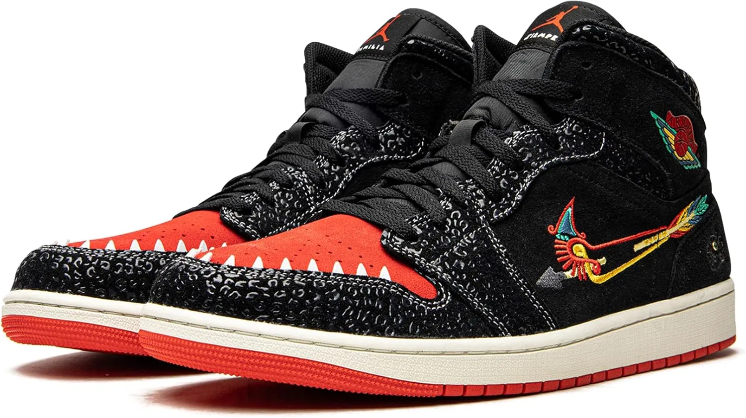 Кроссовки мужские Nike Air Max Axis, цвет Black/Chile Red-sail — фото 2