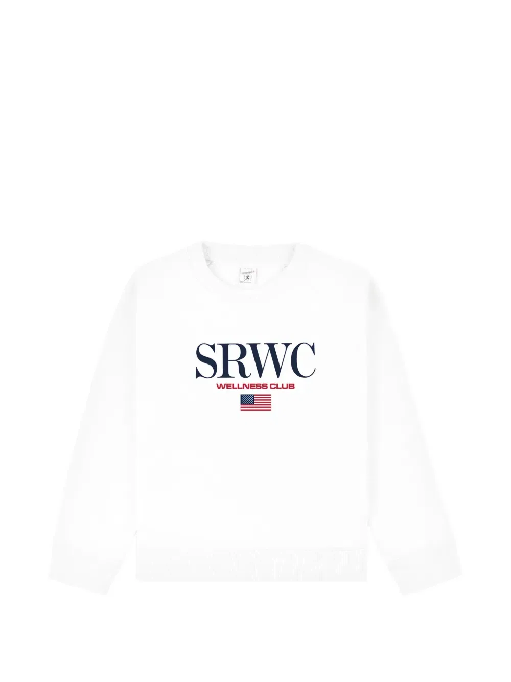Топ с принтом SRWC Sporty & Rich Kids, белый