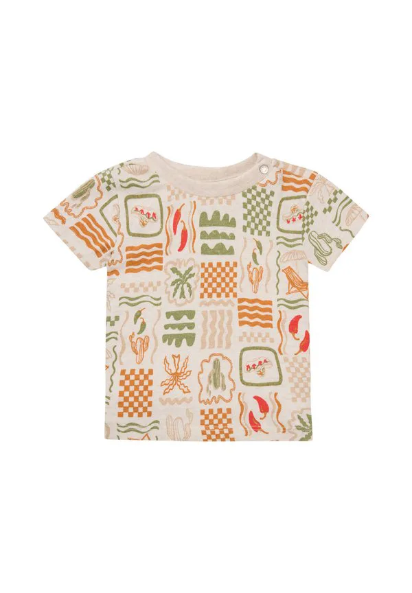 Футболка с принтом Noppies, Tropical Pattern