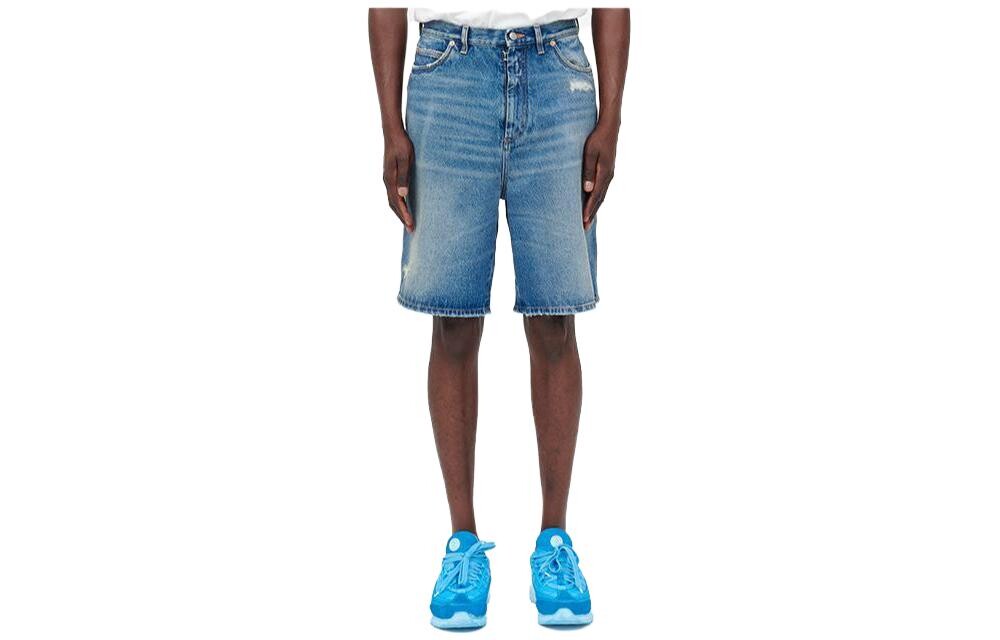 

Джинсовые шорты мужские синие Mm6 Maison Margiela, синий