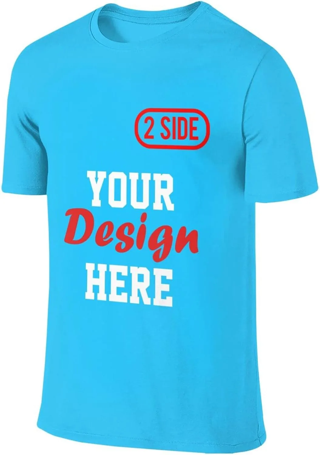 

Футболка мужская Custom с двусторонней печатью Qxatwvic