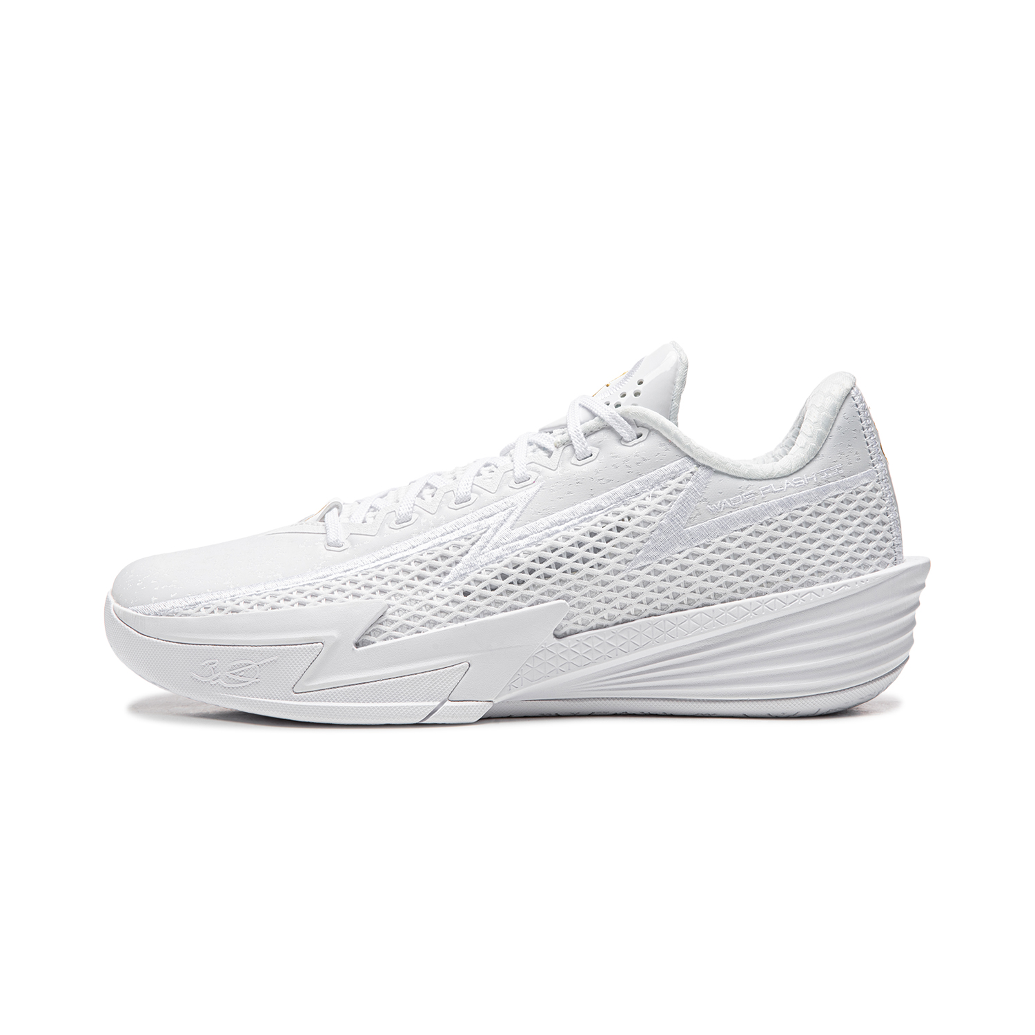 

Li Ning Cushioning Slip Resistant Abrasion Resistant Breathable Rebound Grip Low top Basketball Shoes Men's Li-Ning, standard белый