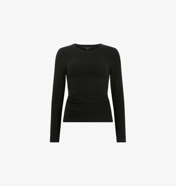 

Футболка Bec с длинными рукавами из эластичного джерси Allsaints, черный