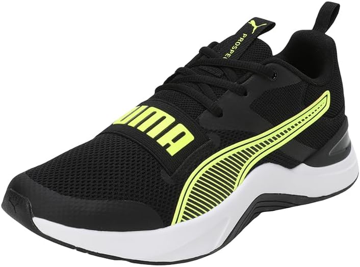 

Кроссовки PUMA Prospect для мужчин и женщин, белый/черный/желтый