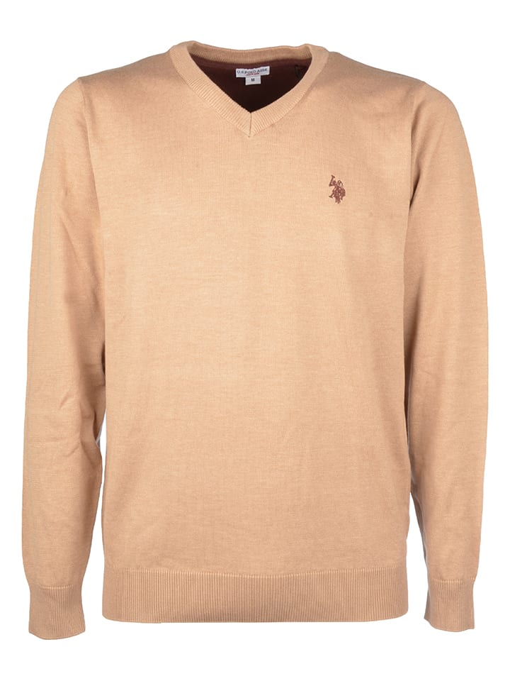 

Свитер U.S. Polo Assn., бежевый