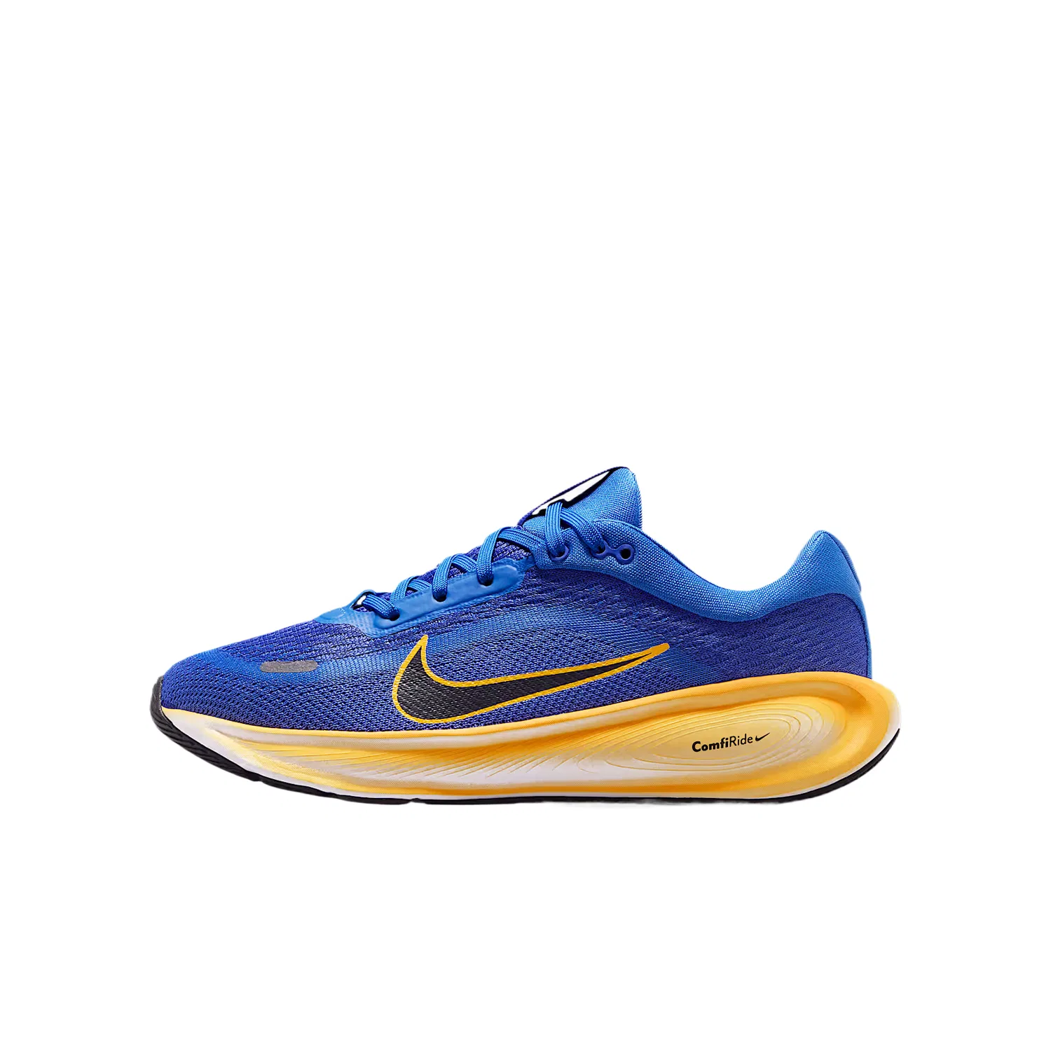 Кроссовки детские Stellar Ride Mesh Rebound Breathable Low top Running Shoes Nike, Crystal Blue/Blue Stone/Light Neon Yellow/Gray Black