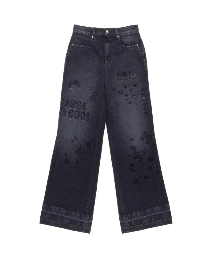 

Джинсы Denim Shinebr широкие Nenette, черный