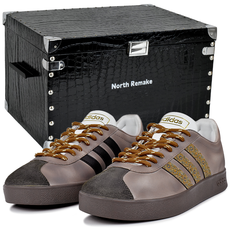 

Vl Court Classic устойчивые к истиранию низкие кроссовки для скейтбординга unisex Adidas, Artistic Floral-Gift Box 4