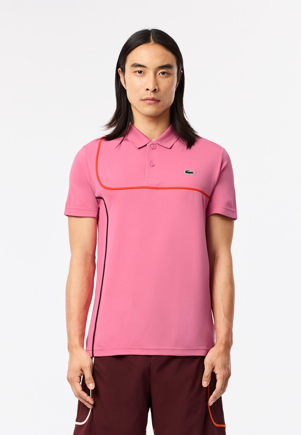 

Рубашка поло Lacoste, розовый