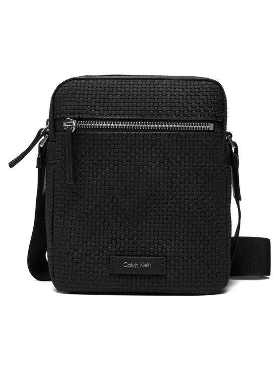 

Сумка через плечо Embossed Woven Reporter LV04D3208G Calvin Klein, черный