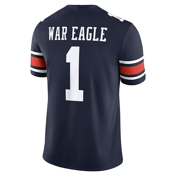 Мужская футболка Auburn Tigers домашняя игра в синем цвете Nike — фото 4