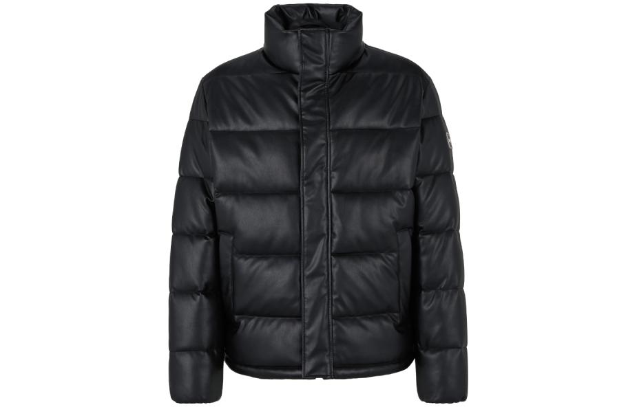 

HUGO BOSS Мужская стеганая куртка FW22, черная, Черный, HUGO BOSS Мужская стеганая куртка FW22, черная