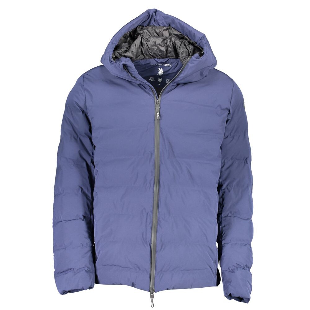 

Синяя мужская куртка из полиамида U.S. Polo Assn.