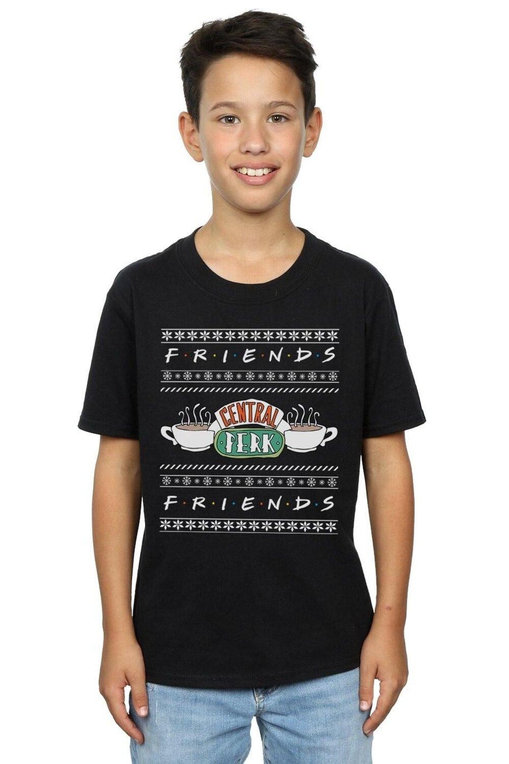 

Футболка Fair Isle Central Perk Friends, черный