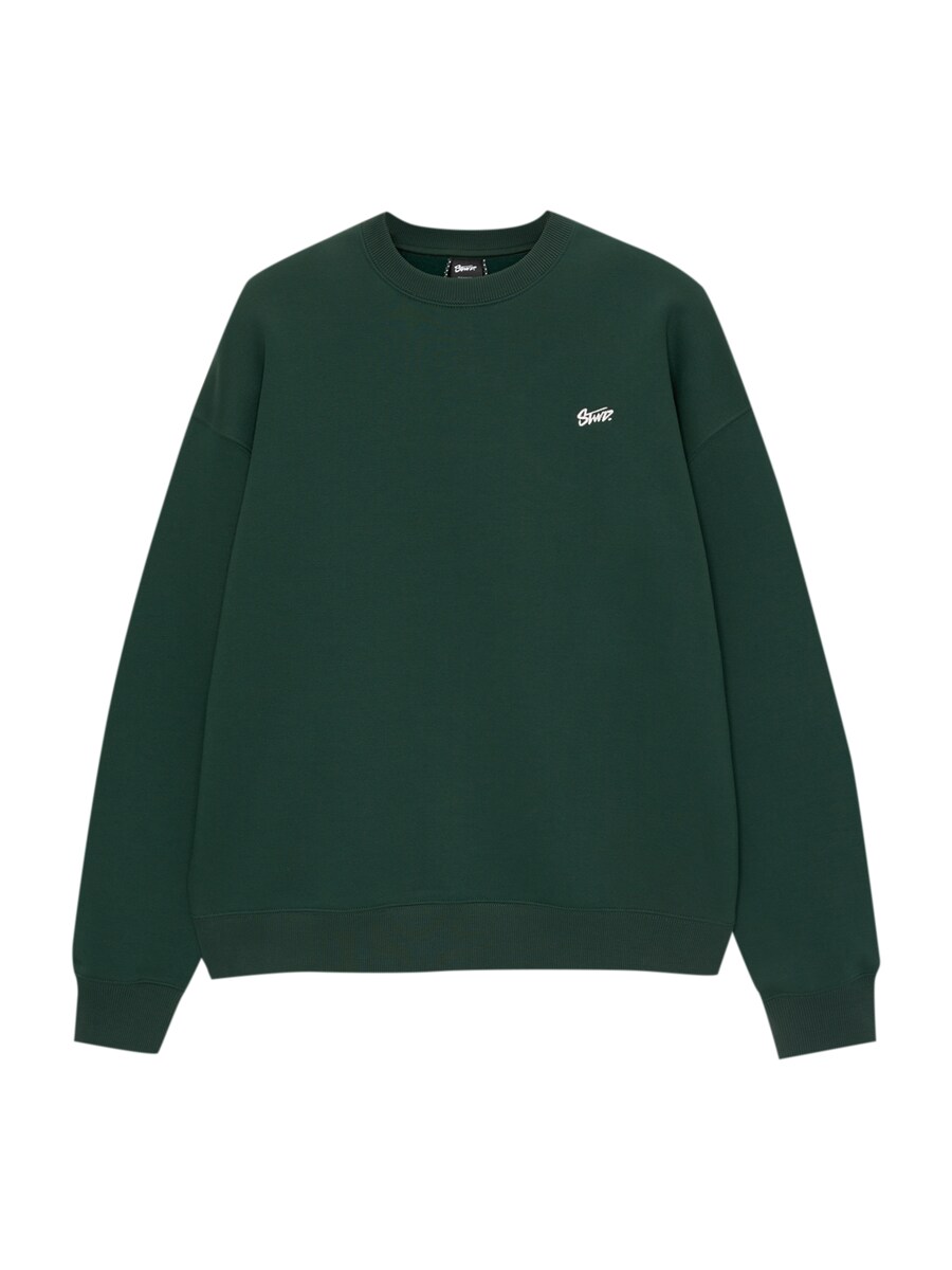 

Толстовка Pull&Bear, темно-зеленый