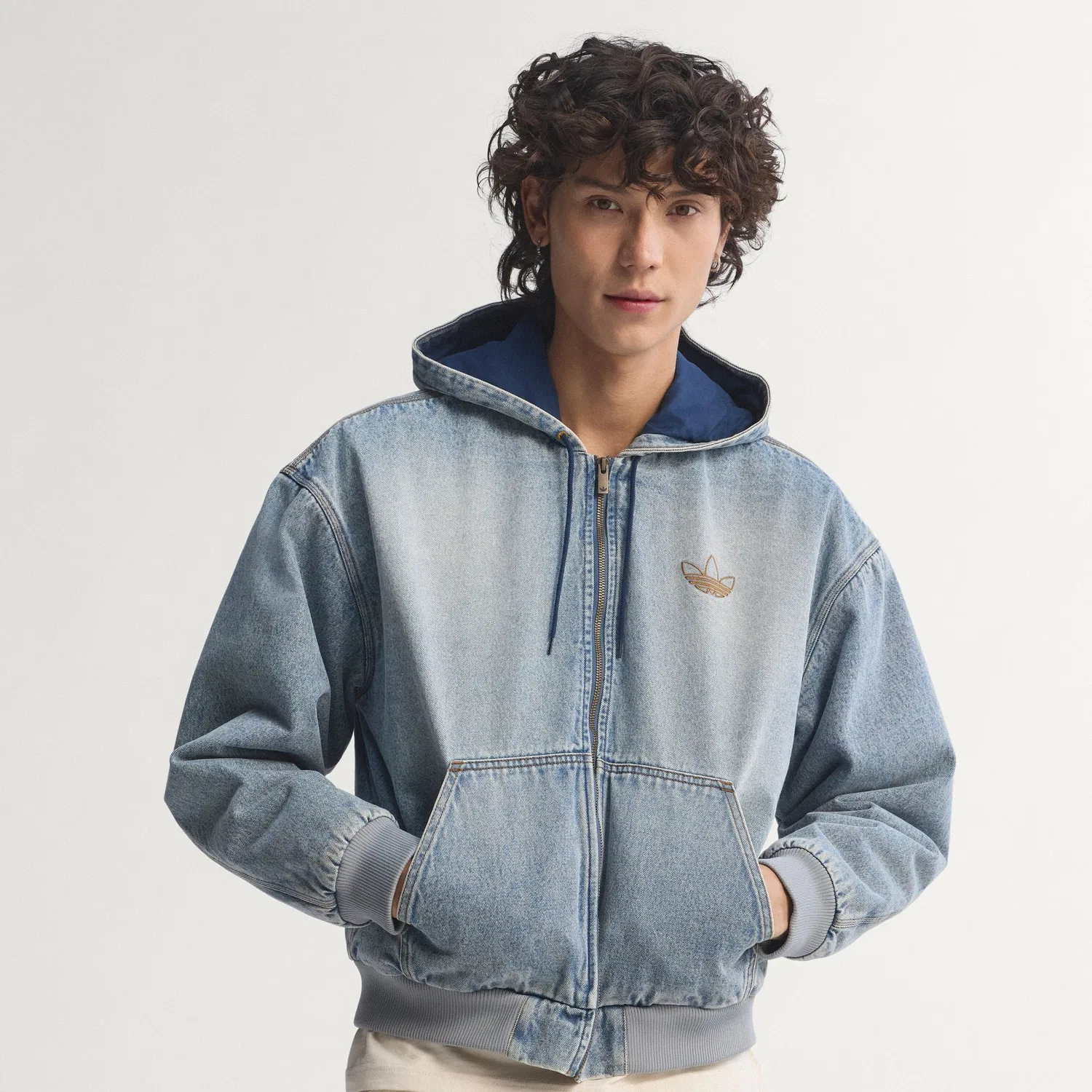 Мужская джинсовая куртка с подкладкой ke0131 от Adidas