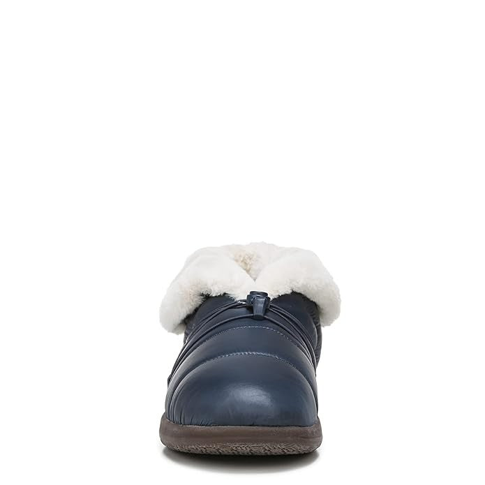 Женские тапочки Vionic Gabrie Puffy Arch Supporting Slip, синие, с искусственным мехом, JOBB1596 — фото 4