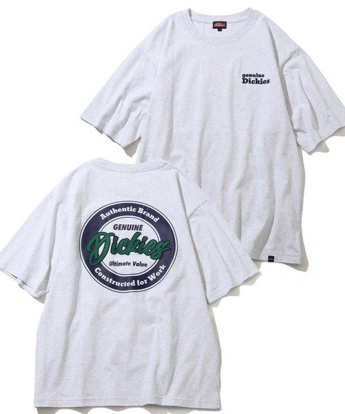 

Футболка с коротким рукавом, свободного кроя, с вышивкой и принтом Dickies, серый