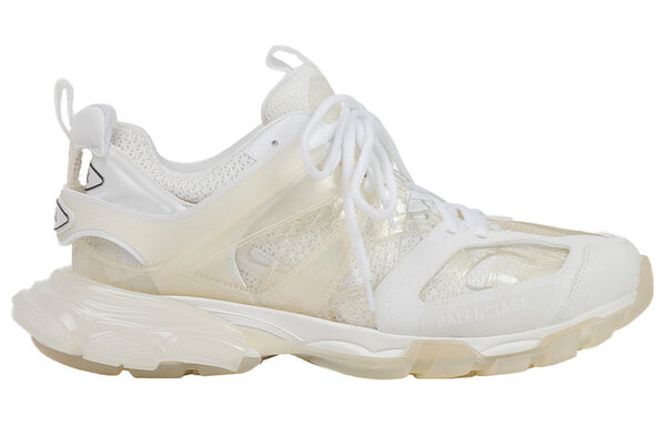 Кроссовки track clear sole low-top sports shoes white Balenciaga, белый — фото 2
