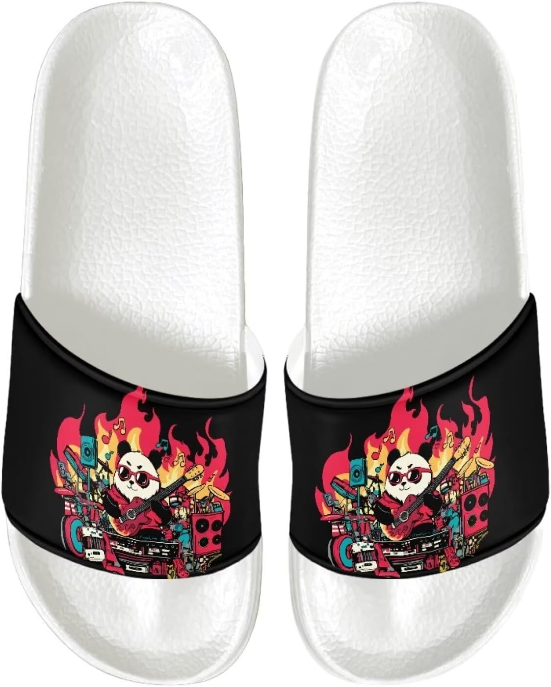 

Мужские сандалии Qoiuvncy с одной полоской, открытый носок, мягкая плоская подошва, удобные для дома, нескользящие шлепанцы для душа и ванной, белая подошва, размеры 5-14