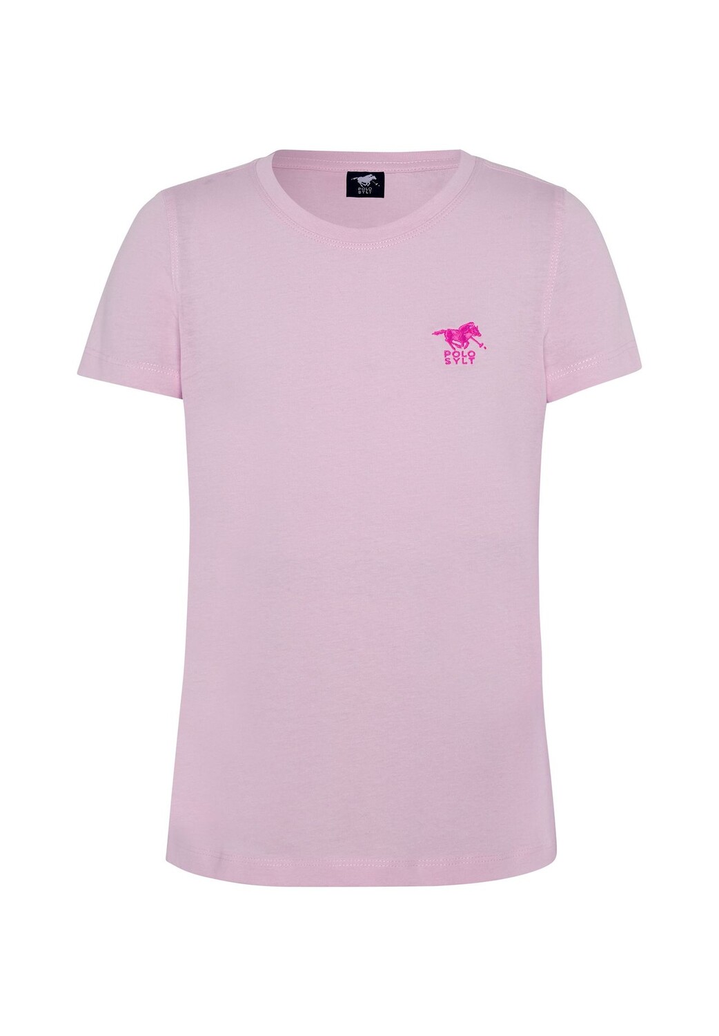 

Футболка с вышитым логотипом POLO SYLT, цвет Pink Lady