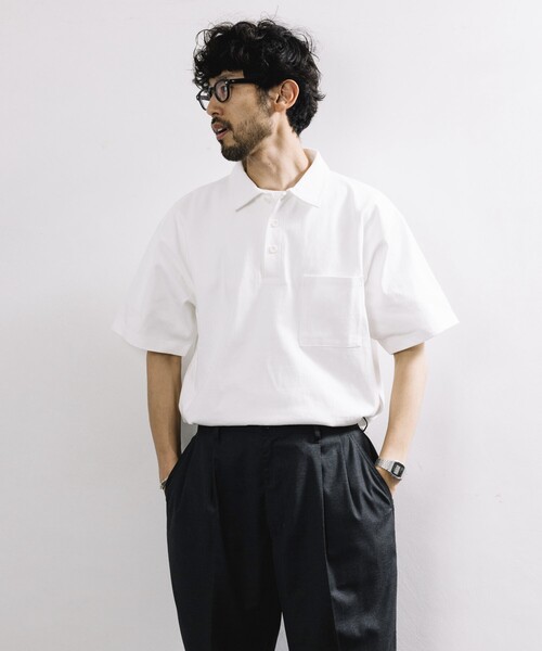 

Футболка-поло с коротким рукавом, плотная ткань (310 г) FREAK'S STORE, белый