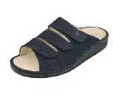 Домашние тапочки из нубука Finn Comfort, синий
