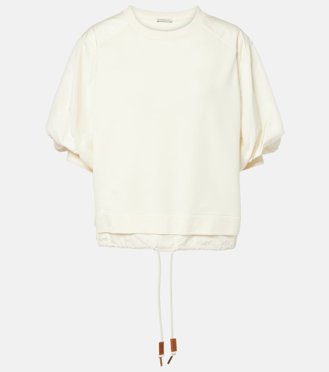 

Хлопковая футболка из джерси Moncler, 034 - White