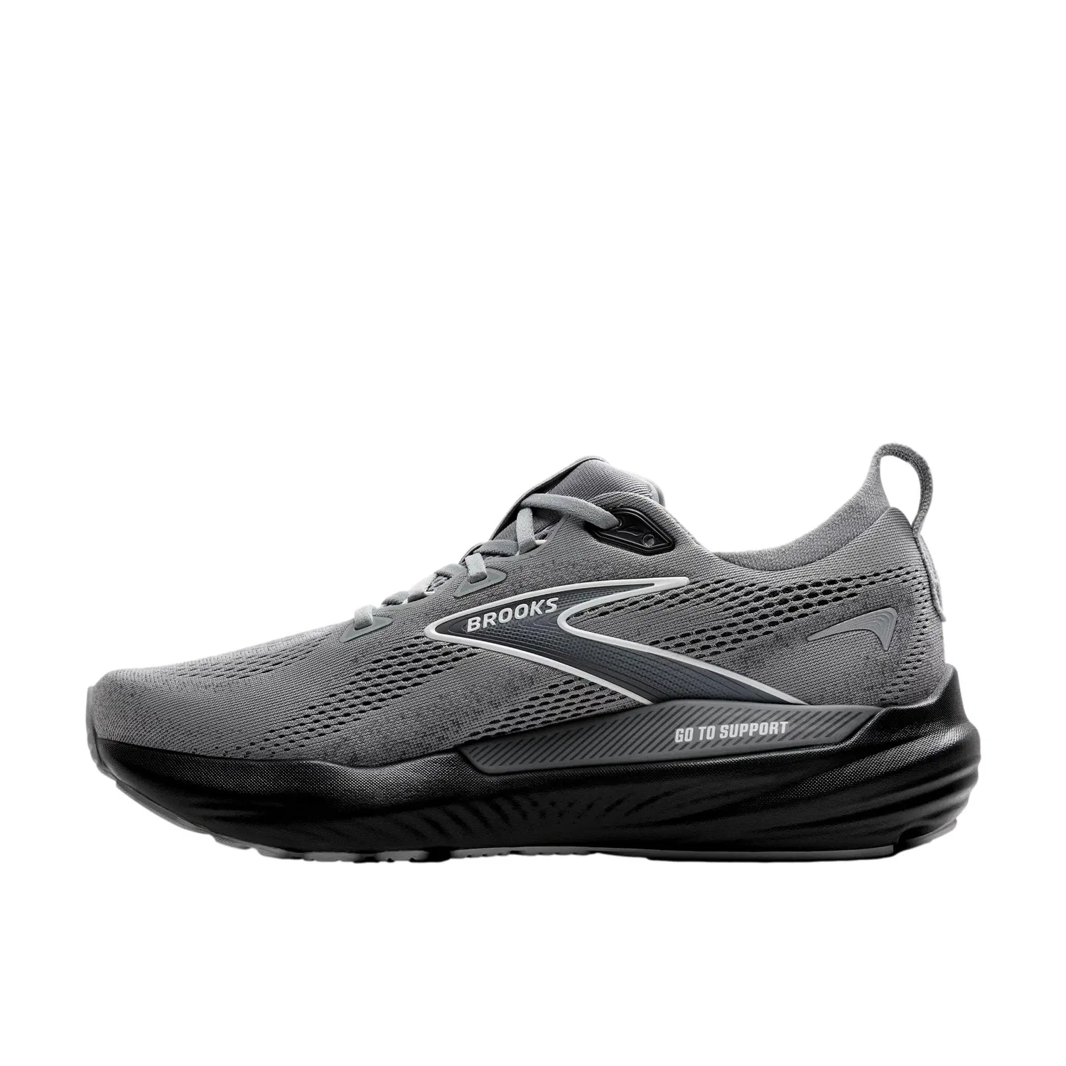 Brooks Glycerin GTS 22 Primer Gray / Ebony / Bluewash 110446-1D-078 Men's — фото 4