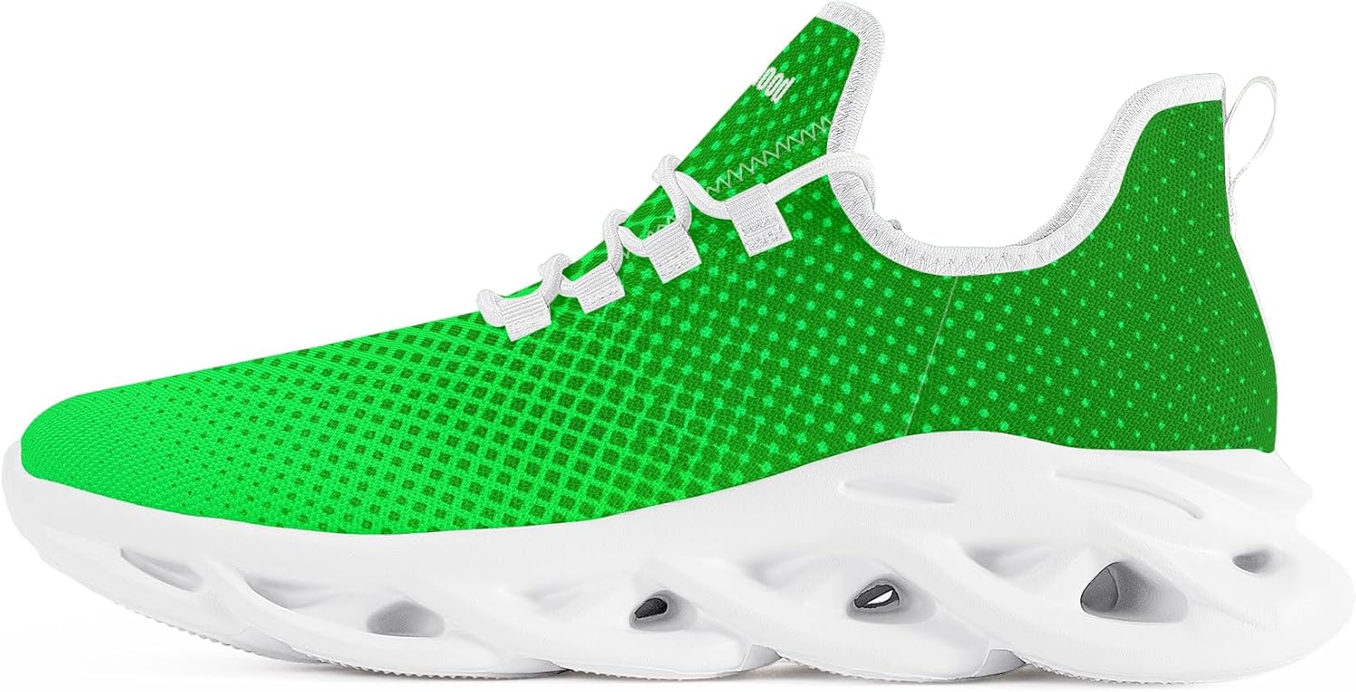 

Мужские беговые кроссовки, градиентная сетка и белая подошва Blade, футуристичная спортивная обувь, стильная тренировочная обувь Generic