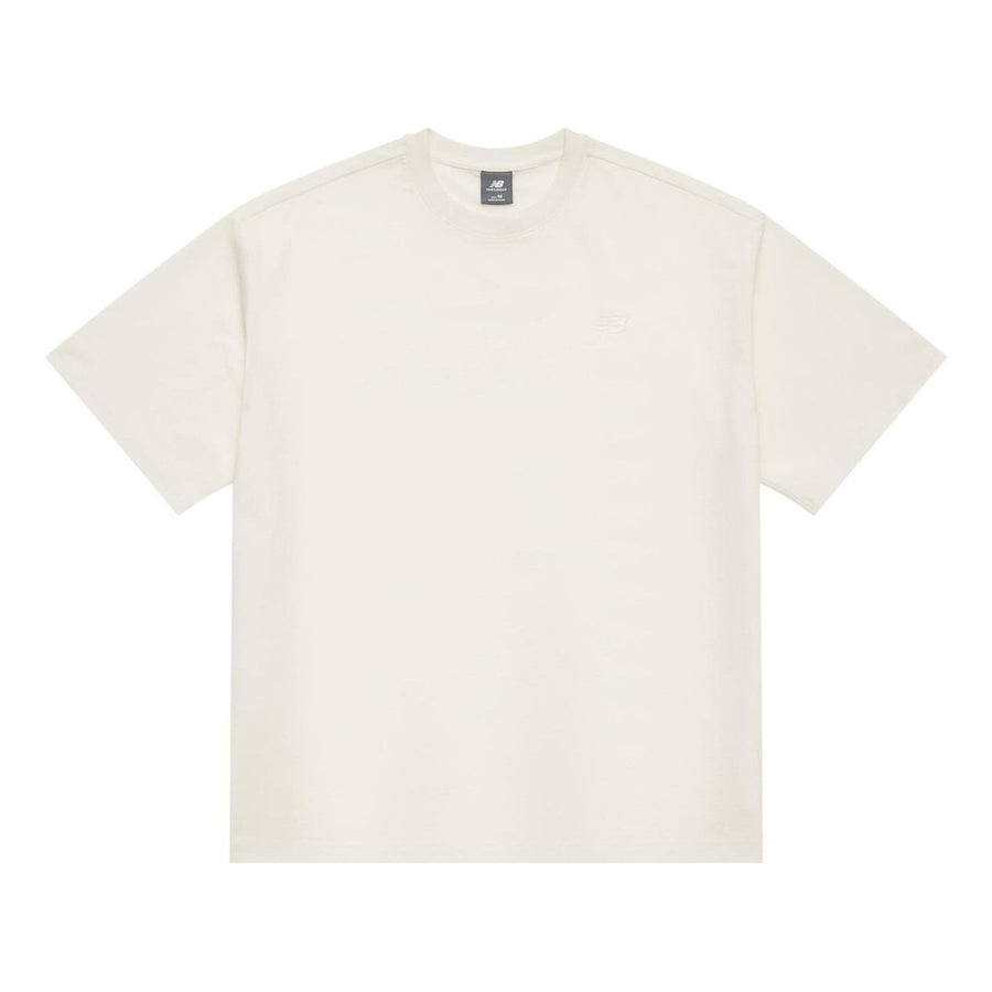

Футболка New Balance Linear Heritage Brushed Back Jersey Oversized T-Shirt 'White', белый