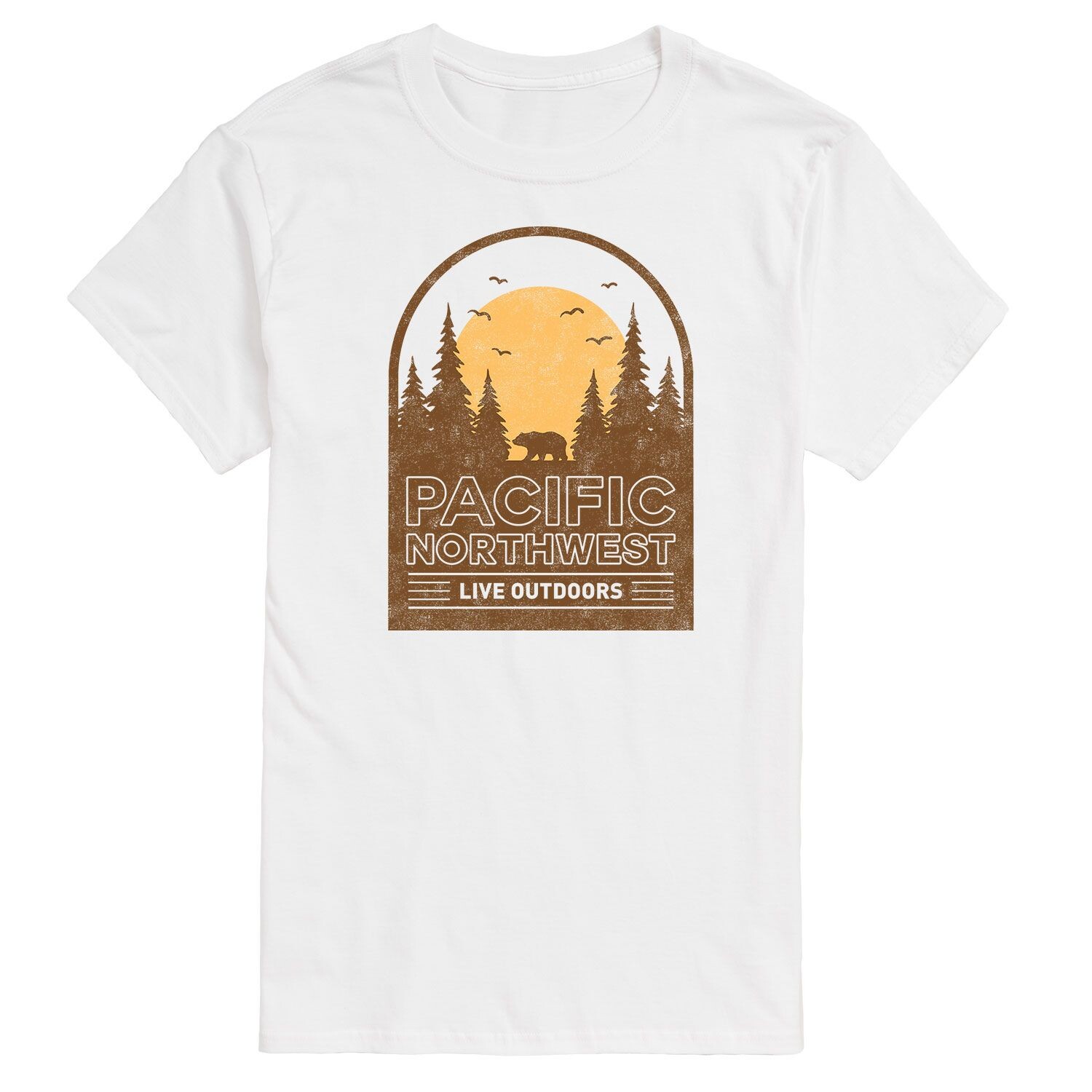 

Футболка Big & Tall Pacific Northwest License