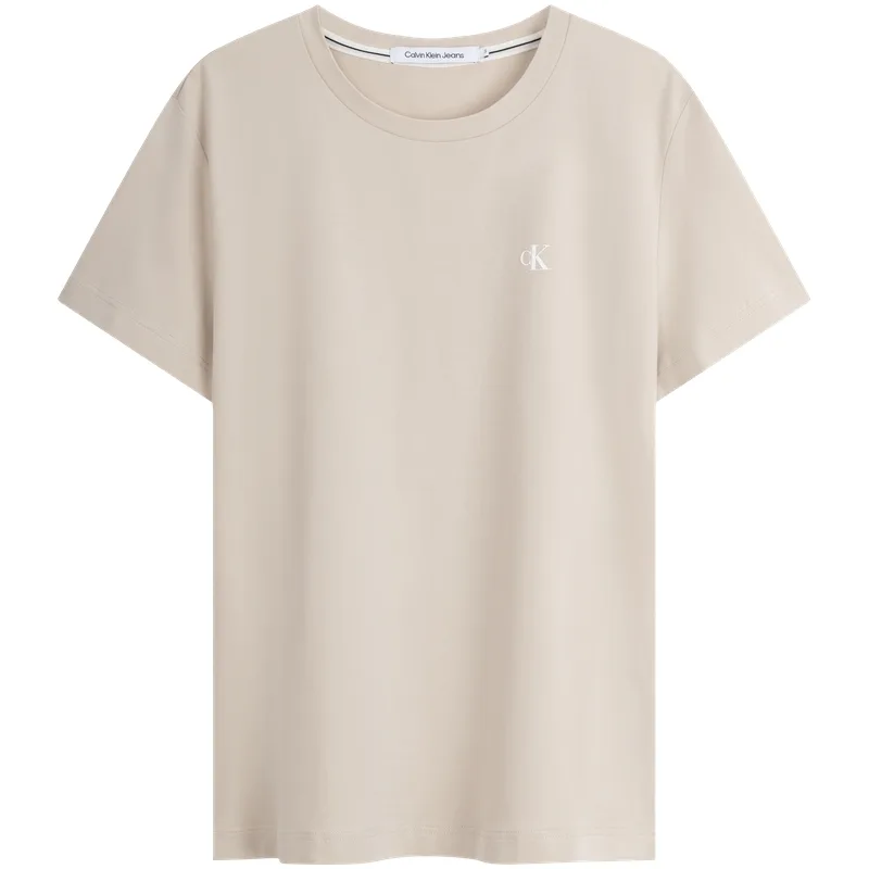 Футболка женская с круглым вырезом умеренного прямого кроя Calvin Klein, VDR-Orchid Purple — фото 3