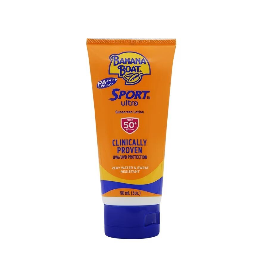 

Banana Boat Солнцезащитный лосьон Sport Ultra SPF 50+ PA++++ 90 мл. โลชั่นกันแดด, ครีมกันแด, Orange