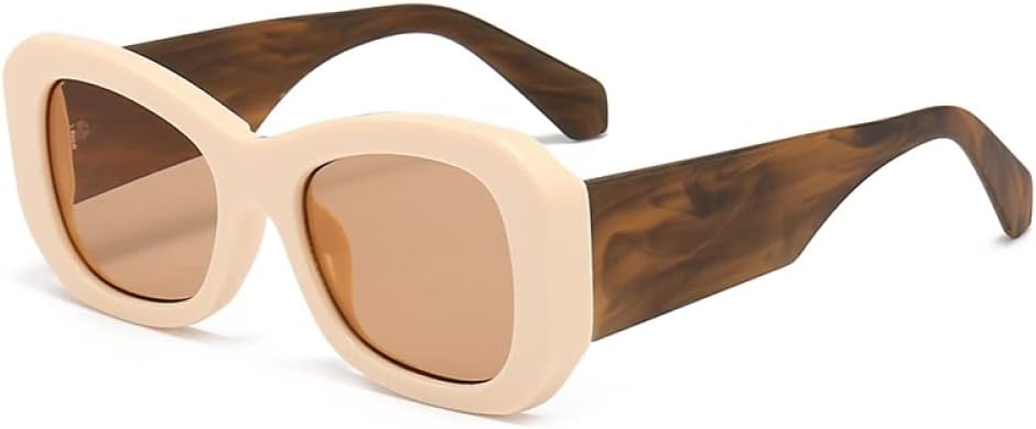 

Ретро-солнцезащитные очки «кошачий глаз» для женщин и мужчин, винтажные солнцезащитные очки в крупной оправе, женские очки с защитой от УФ-излучения UV400 LANGSER, Beige Tea