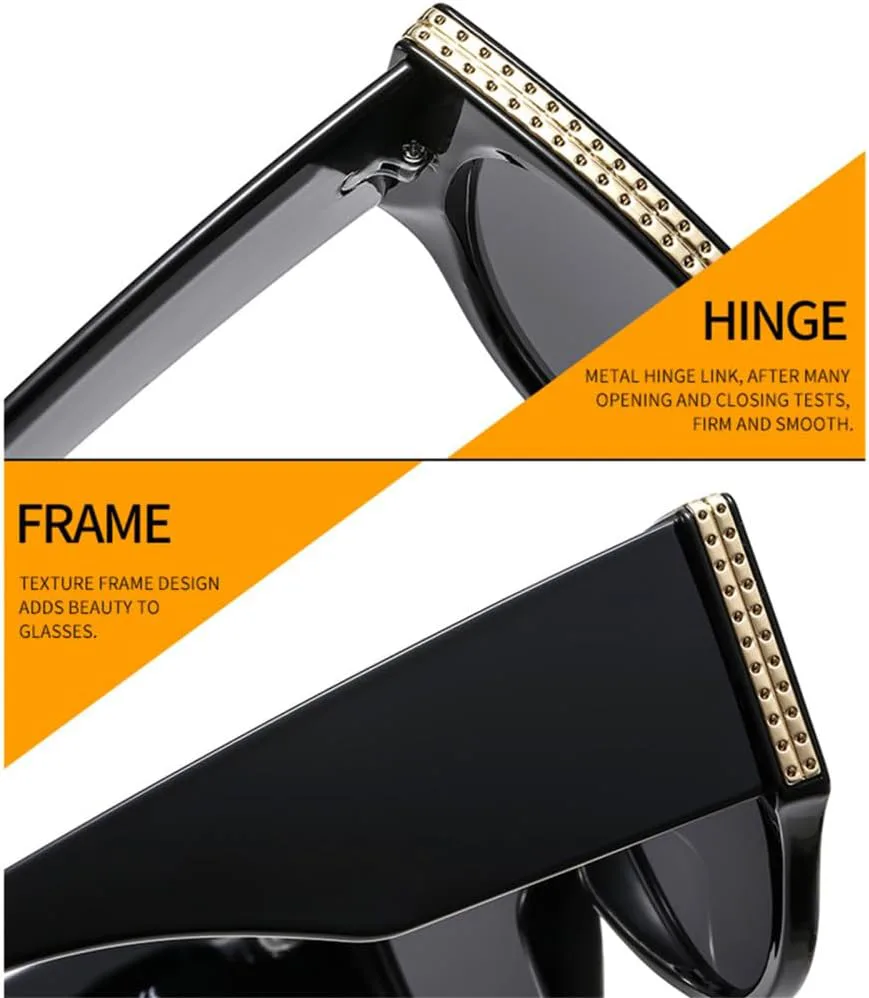 

Ретро-солнцезащитные очки «кошачий глаз» для женщин, для мужчин и женщин, солнцезащитные очки для активного отдыха, защита от УФ-излучения UV400 LANGSER, 2