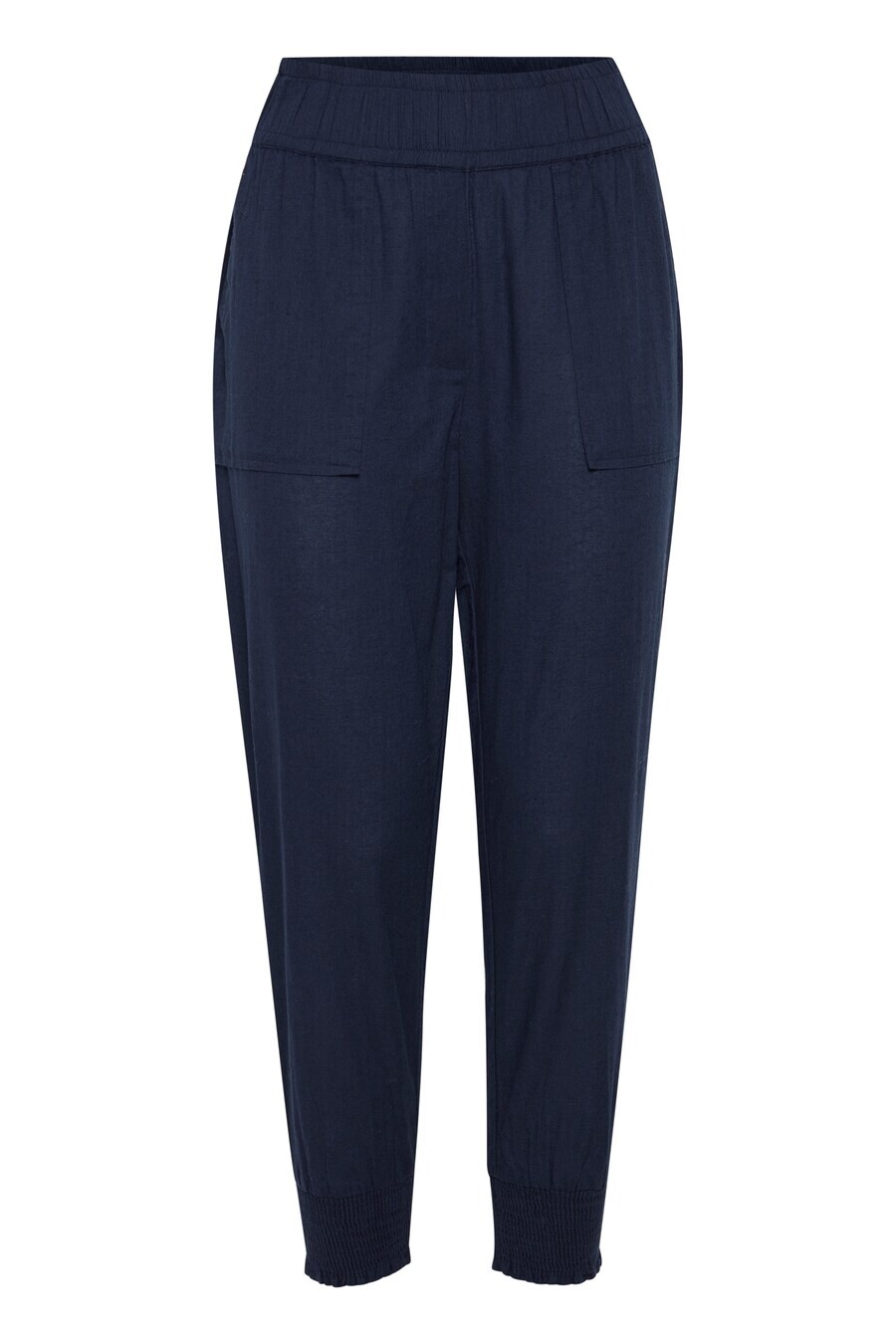 

Тканевые брюки Fransa Tapered Pants, темно-синий