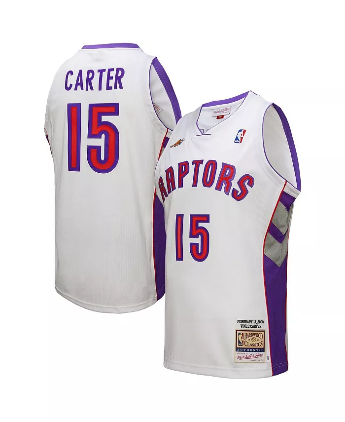 

Мужская белая майка Винса Картера Торонто Рэпторс 2000 NBA All-Star Game Authentic Mitchell & Ness