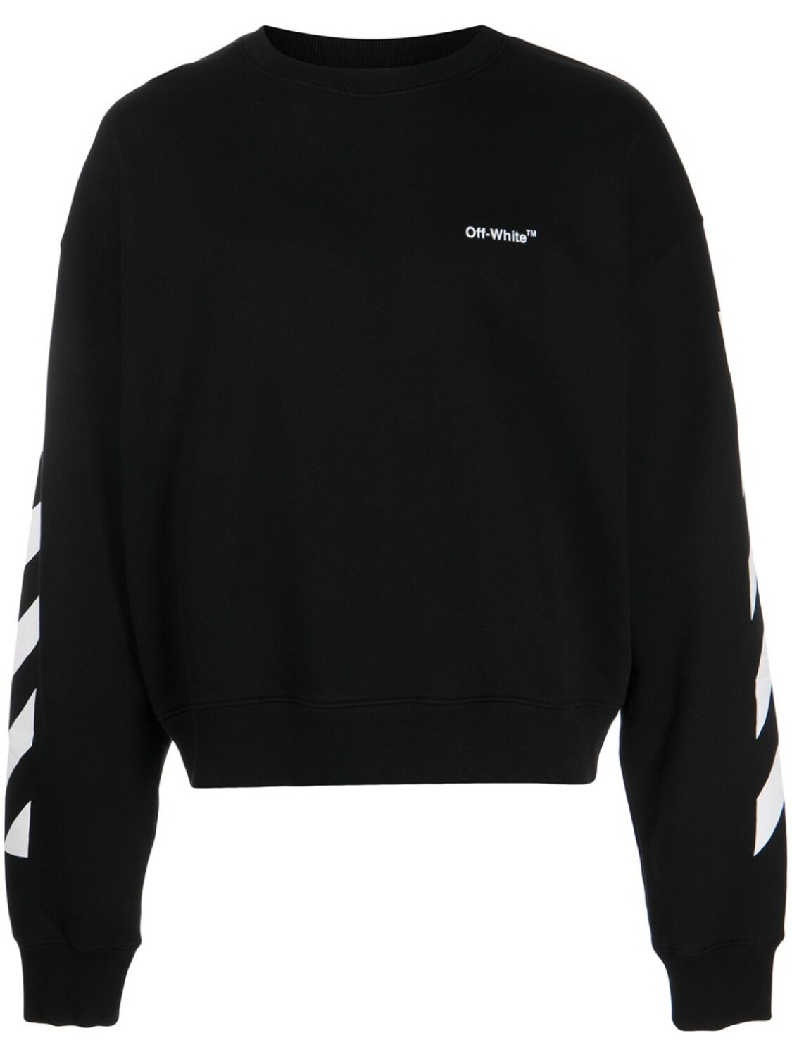 

Толстовка оверсайз Diagonal Helvetica Off-White, черный