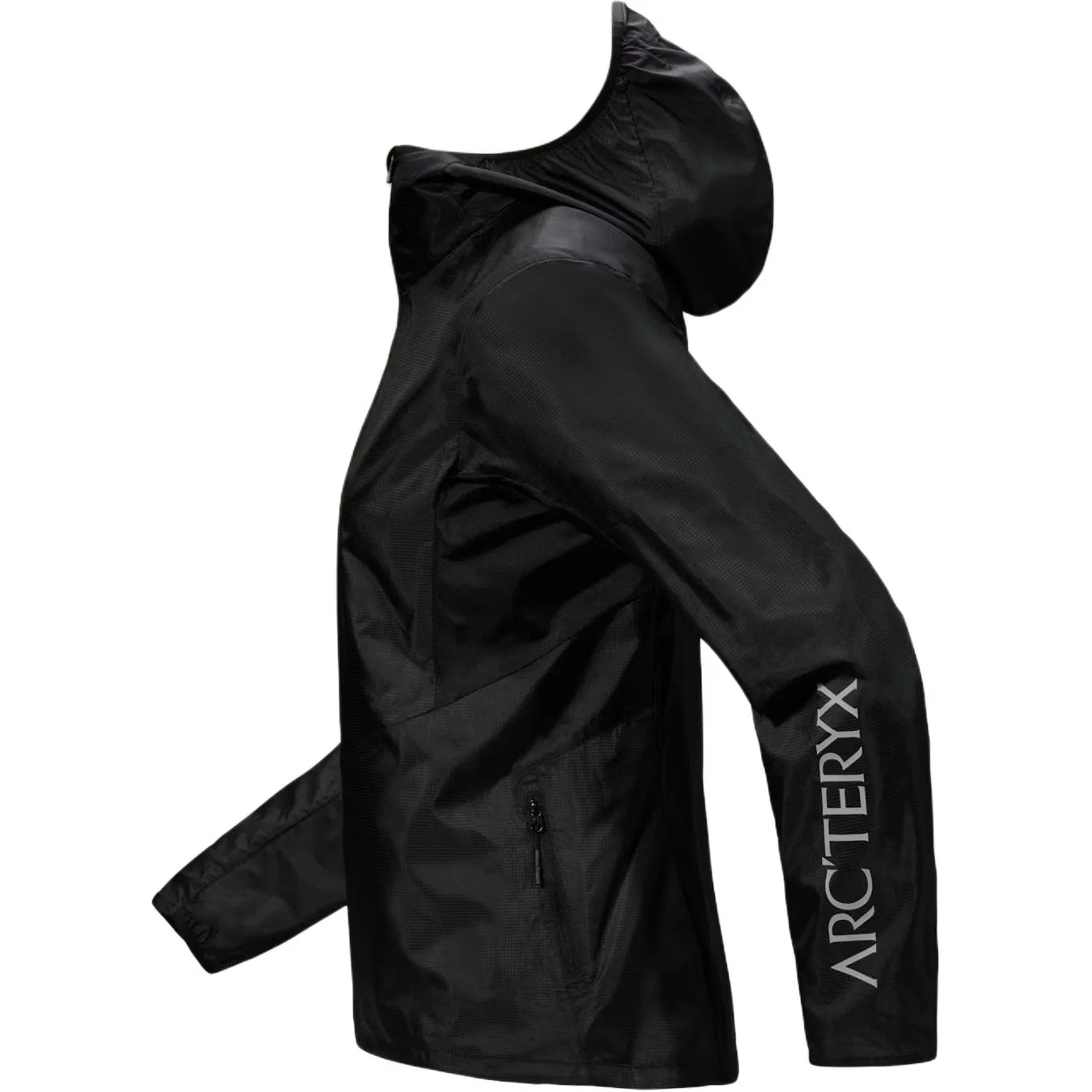 Куртка женская Arc'teryx дышащая, водонепроницаемая и ветрозащитная Arcteryx, Black — фото 3