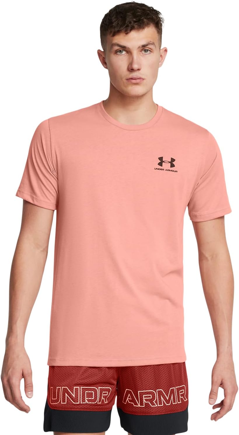 

Мужская спортивная футболка Under Armour с коротким рукавом на левую грудь, (696) Canyon Pink/, Оранжевый, Мужская спортивная футболка Under Armour с коротким рукавом на левую грудь, (696) Canyon Pink/